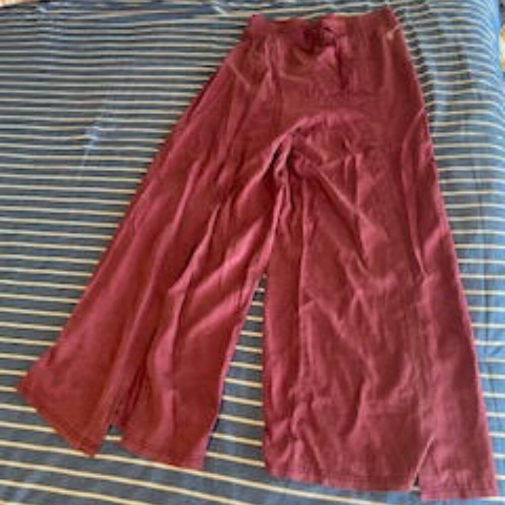 Free People Movement Abs Tracker Solid Wide Split Leg Pants M